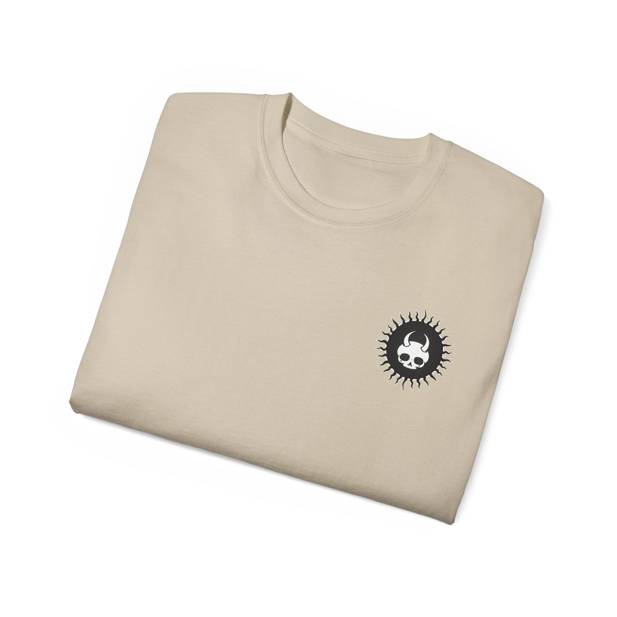 Reverse Exorcism - Unisex Cotton Tee (Back) - Damned Threads